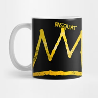 basquiat gold kecil Mug